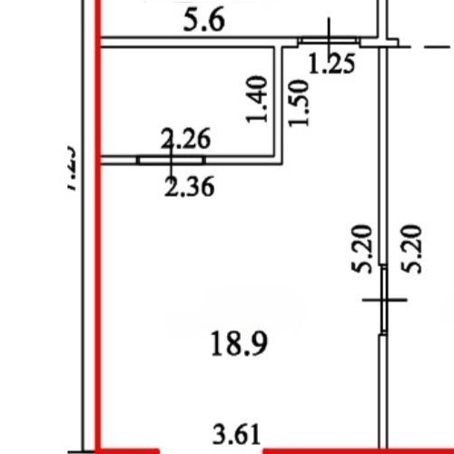 2-комн квартира Мосфильмовская улица, 1к1