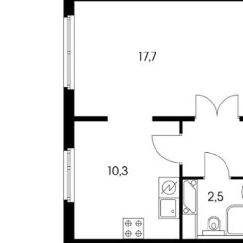 2-комн квартира Боровское шоссе, 2Ак3