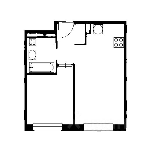 1-комн квартира Ясеневая улица, 12к1