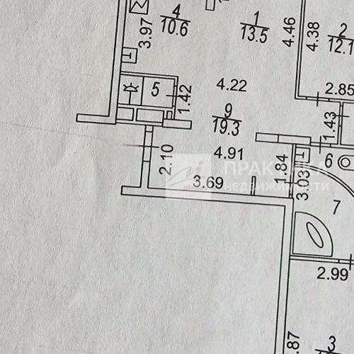 3-комн квартира Хорошевское шоссе, 12к1