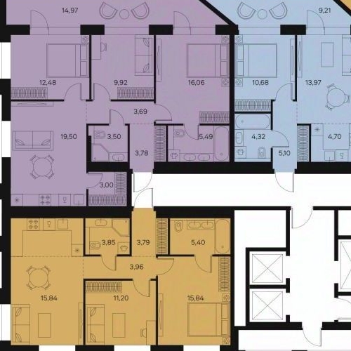 2-комн квартира Автозаводская улица, 26/1