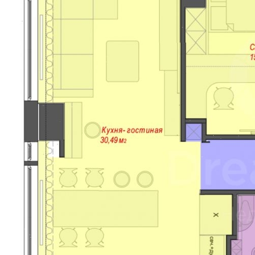 4-комн квартира Мичуринский проспект, 56