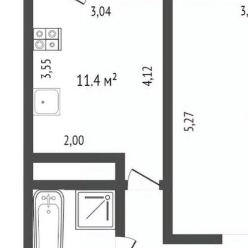 2-комн квартира Октябрьский пгт, улица Спортивная, 1