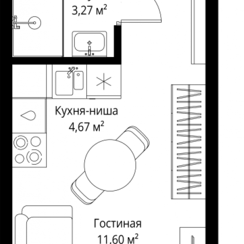 Студия Москва г., 3-й Силикатный проезд,  к. Anna