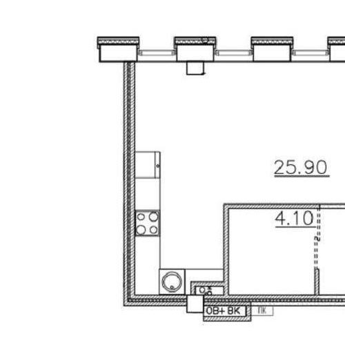 2-комн квартира Газетный переулок, 13с2