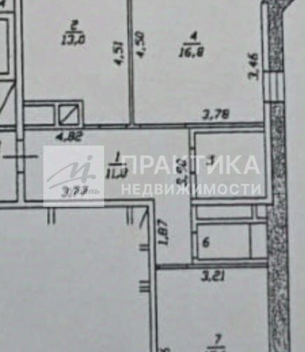 2-комн квартира Одинцово г, Можайское ш,  д. 80А