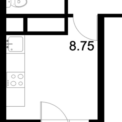 1-комн квартира д. Федурново, улица Авиарембаза, 12