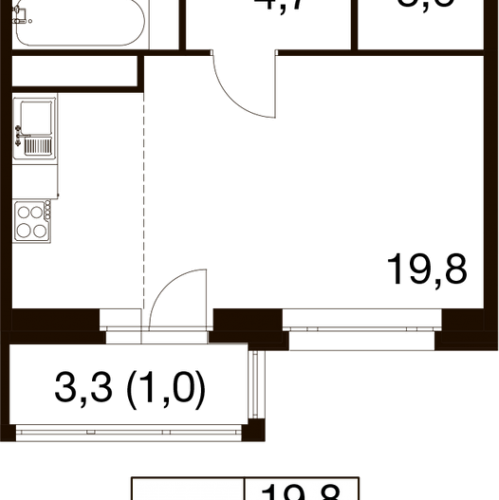 Студия Балашиха г., Проектная ул.,  к. 1