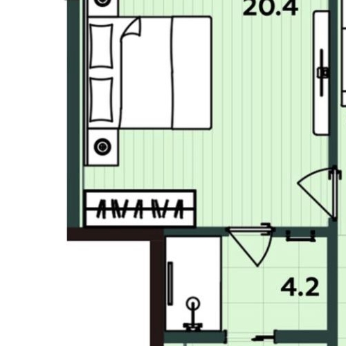 2-комн квартира Бумажный проезд, 4