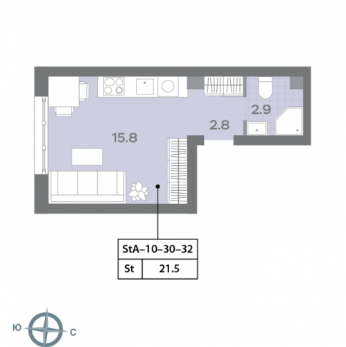 Студия Москва г., Ильменский проезд,  к. 2