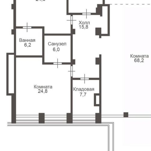 4-комн квартира Большой Левшинский переулок, 11