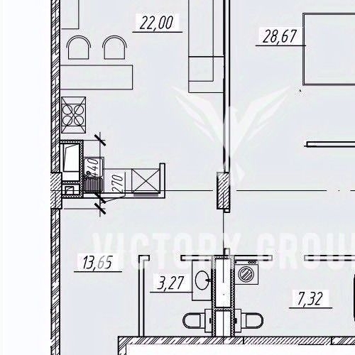 2-комн квартира Софийская набережная, 34