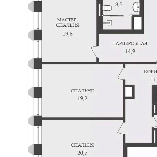 6-комн квартира переулок 1-й Тружеников,  д. 16