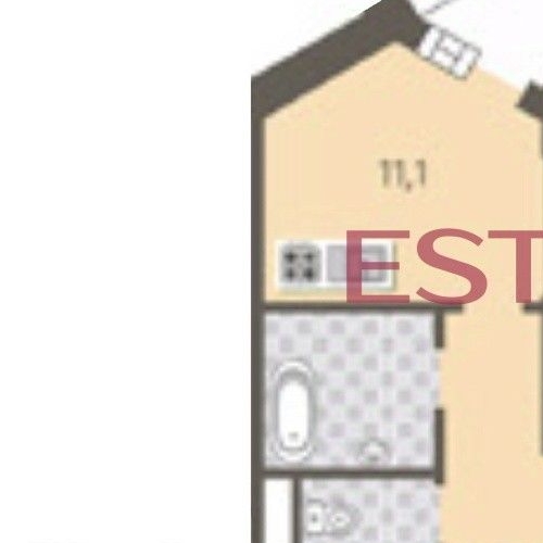 2-комн квартира Береговой проезд,  д. 1Б