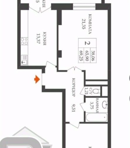 2-комн квартира Реутов, Юбилейный проспект, 45