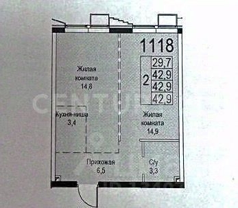 1-комн квартира Новоостаповская улица, 20