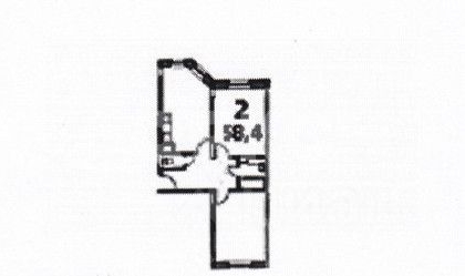 2-комн квартира Раменское, улица Березовая Роща, 4