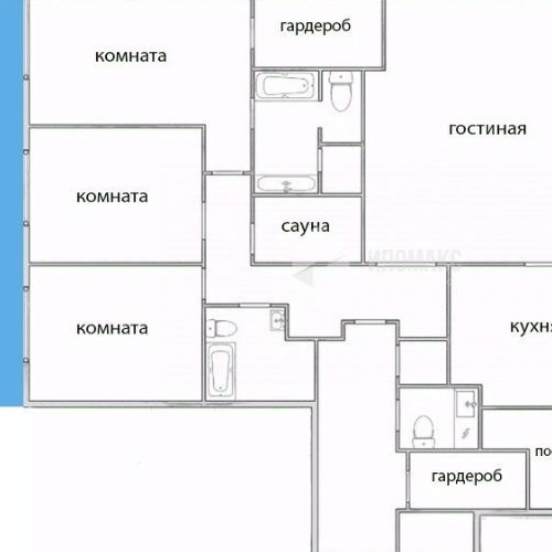 4-комн квартира Большая Татарская улица, 7к3