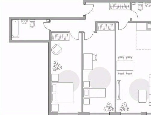 3-комн квартира улица Летчика Осканова,  д. 6