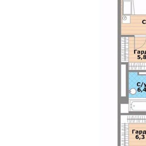 6-комн квартира Таманская улица, 3с8