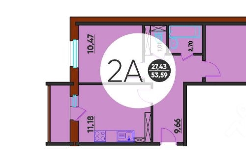 2-комн квартира Серпухов, Юбилейная улица, 15