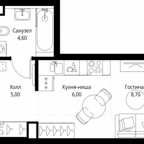 Студия Москва г., Верейская ул.,  к. SET.1.2