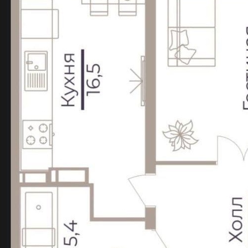 2-комн квартира Херсонская улица, 43к5