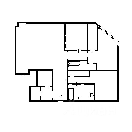 4-комн квартира 1-й Красногвардейский проезд, 15
