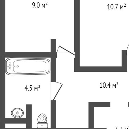 2-комн квартира Волгоградский проспект, 32/3к1