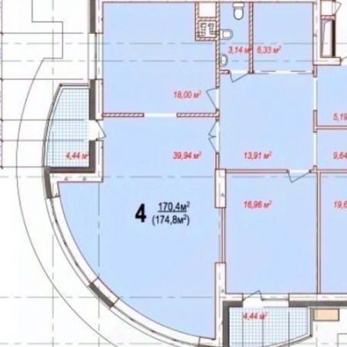 4-комн квартира Ленинский проспект, 103