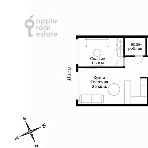 3-комн квартира Ленинградский проспект, 35С2