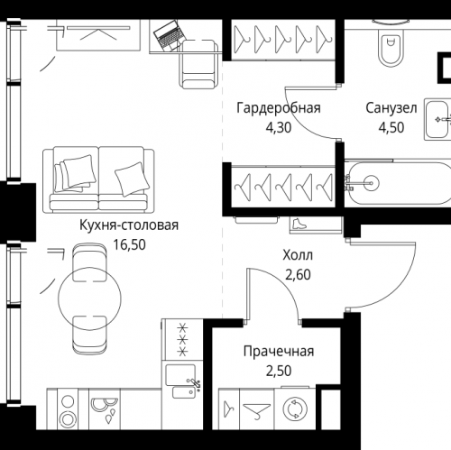 Студия Москва г., Верейская ул.,  к. SET.1.3