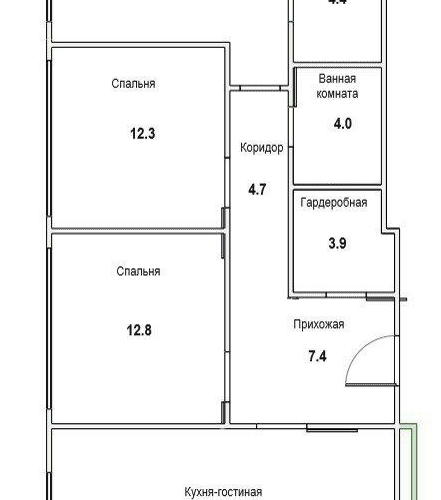 3-комн квартира Гжатская улица, 5к8