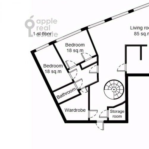 5-комн квартира улица Малая Полянка, 2