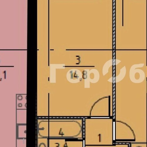 1-комн квартира улица Красного Маяка, 26А