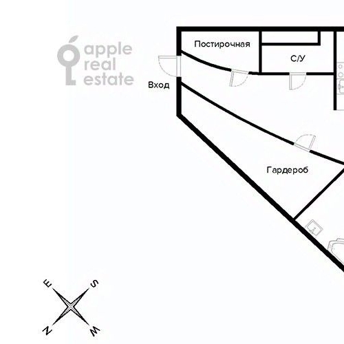 3-комн квартира Минская улица, 1ГК3