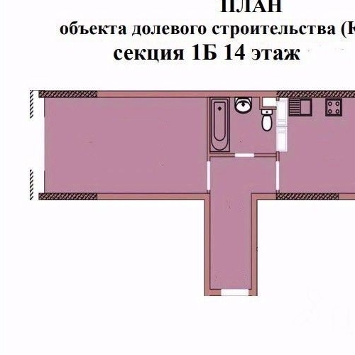 1-комн квартира Химки, улица Академика Грушина, 10