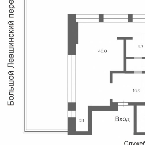 6-комн квартира Большой Левшинский переулок, 11