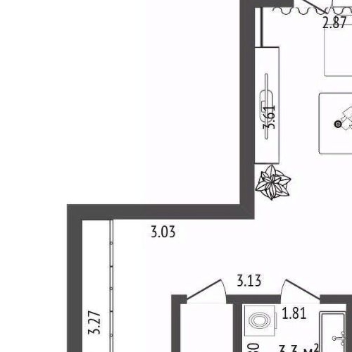 2-комн квартира Красноармейск, улица Новая Жизнь,  д. 8