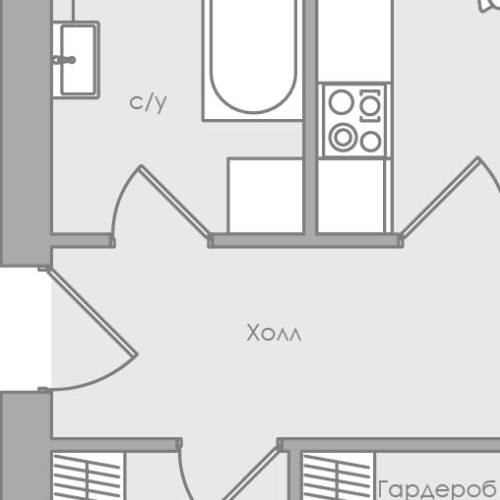 1-комн квартира Мичуринский проспект, 56