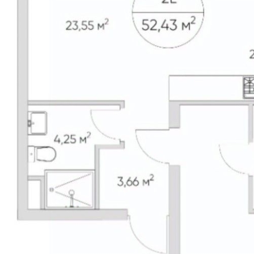 2-комн квартира Автомобильный проезд, 4