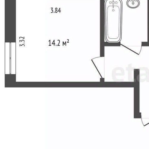 2-комн квартира Сходня мкр, улица Ленинградская, 3к1