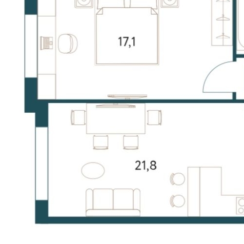 3-комн квартира Винницкая улица, 8к3