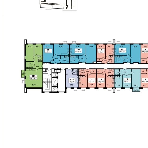 2-комн квартира Березовая аллея, 19к4