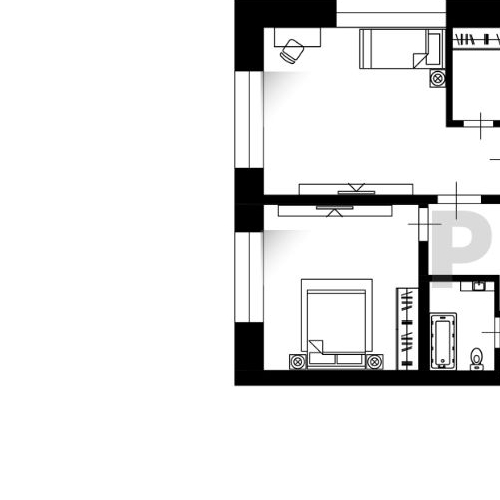 4-комн квартира улица Народного Ополчения, 3