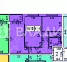 2-комн квартира Внуковский мкр,  д. 45