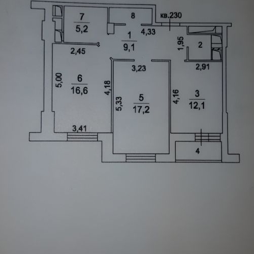 2-комн квартира Видное, улица Ольховая, 1