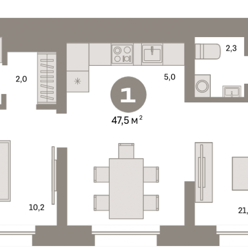 1-комн квартира Москва г., Тагильская ул.,  к. 2