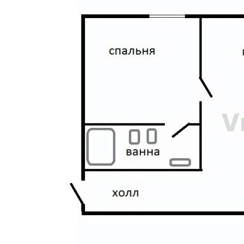 2-комн квартира улица Столетова, 19