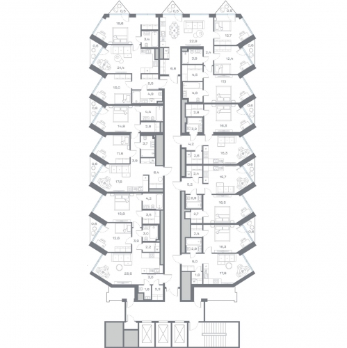 1-комн квартира Крылатская ул,  д. 23 к1